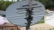 Satellite dish for TV reception